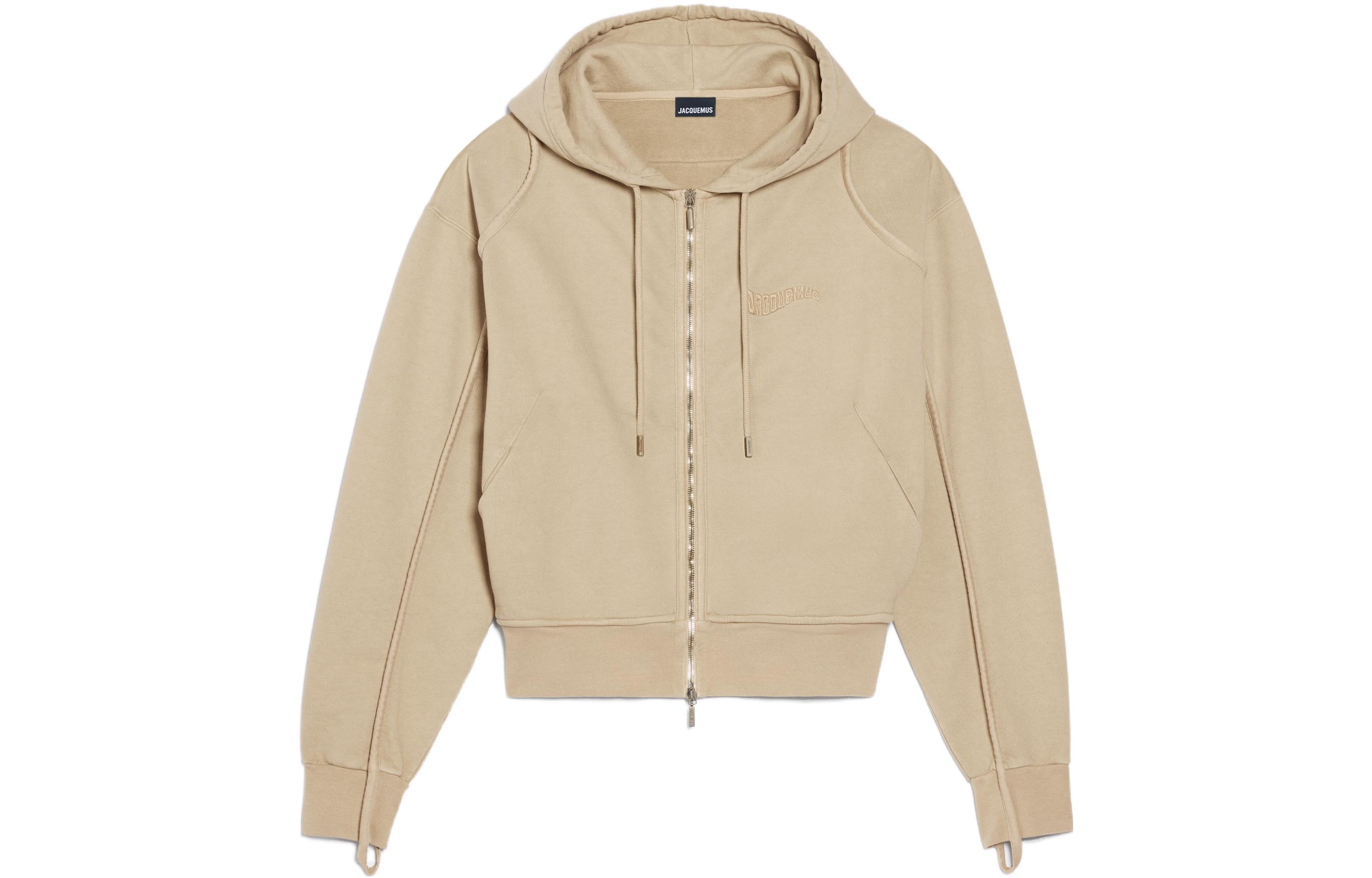 Jacquemus Unisex Hooded Zip-Up Casual Jacket 23H235JS129