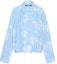 Buy Jacquemus Vichy Bomber Shirt Blue Long-Sleeve Button-Up Raglan Collar. 236SH059-1499-3BV