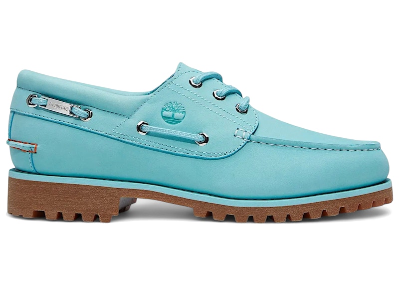 Jacquemus x Timberland 3-Eye Lug Boat 'Aqua' TB0A6G7F-04V