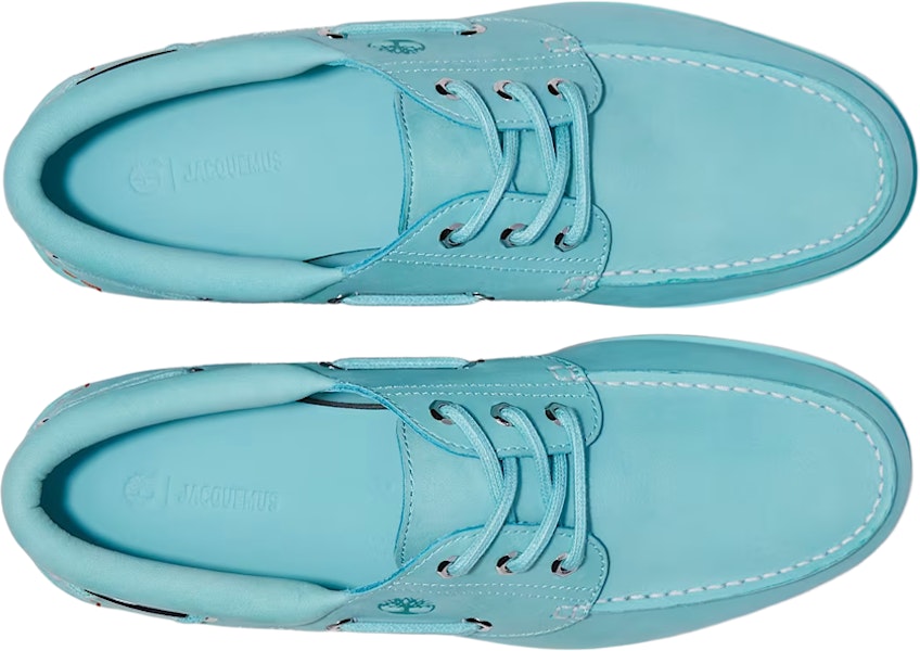 Jacquemus x Timberland 3-Eye Lug Boat 'Aqua' TB0A6G7F-04V Lookbook Jacquemus x Timberland 3-Eye Lug Boat 'Aqua' TB0A6G7F-04V