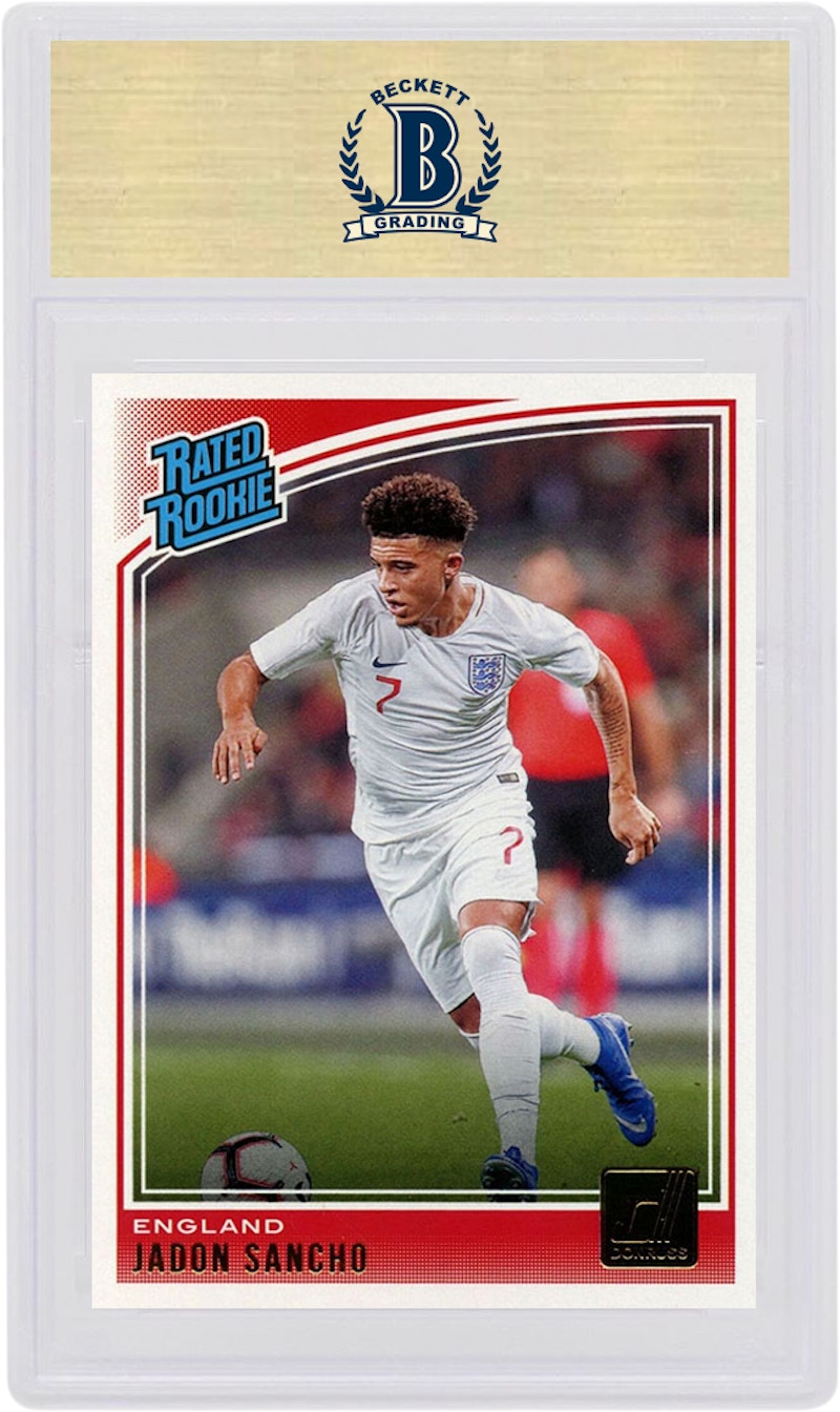 Order Jadon Sancho 2018 Donruss Soccer Novato Calificado #189