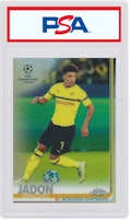 Jadon Sancho 2018 Topps Chrome UEFA Champions League Refractor #86 Jadon Sancho 2018 Topps Chrome UEFA Champions League Refractor #86