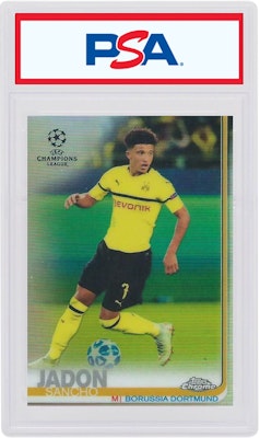 Jadon Sancho 2018 Topps Chrome UEFA Champions League Refractor #86 Buy Jadon Sancho 2018 Topps Chrome UEFA Champions League Refractor #86