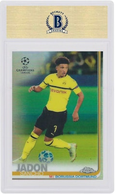 Jadon Sancho 2018 Topps Chrome UEFA Champions League Refractor #86 Order Jadon Sancho 2018 Topps Chrome UEFA Champions League Refractor #86