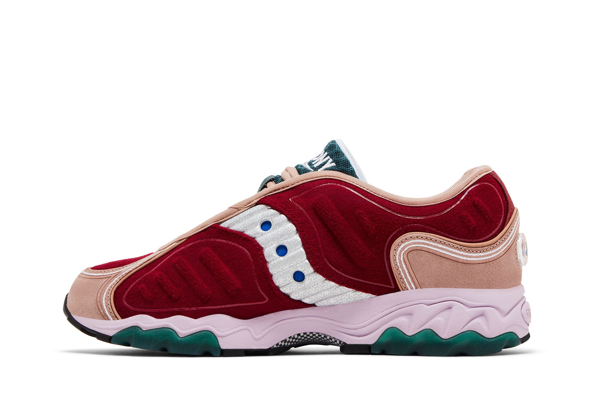 Lookbook Jae Tips x Saucony Matrix 'No Shoes In The House - Burgundy' S70922-1