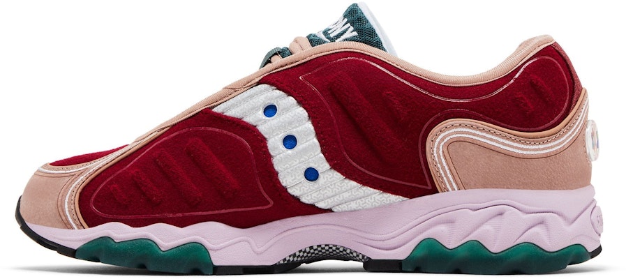 Jae Tips x Saucony Matrix 'No Shoes In The House - Burgundy' S70922-1 Lookbook Jae Tips x Saucony Matrix 'No Shoes In The House - Burgundy' S70922-1