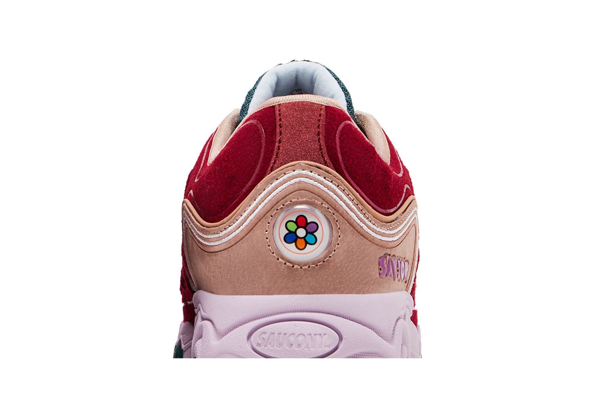 Sizing Jae Tips x Saucony Matrix 'No Shoes In The House - Burgundy' S70922-1