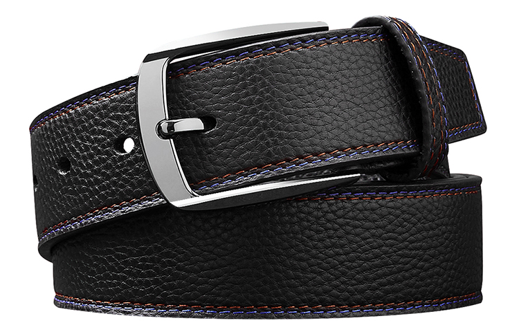 Jaguar Genuine Leather Reversible Belt with Pin Buckle, 3.8cm Wide. JA3T4380144