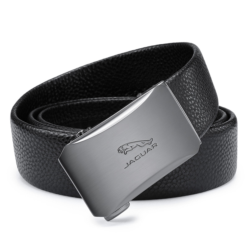 JAGUAR High-End Genuine Leather Automatic Buckle Belt – Casual & Business JX3221770153