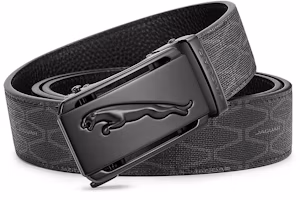JAGUAR Luxury Auto-Buckle Belt, Gift Box, PVC, 3.5cm Wide JX3222220153 JAGUAR Luxury Auto-Buckle Belt, Gift Box, PVC, 3.5cm Wide JX3222220153