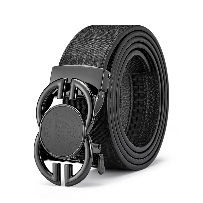 JAGUAR Stylish PVC Belt with Automatic Buckle - 3.5cm Width JX3221680153