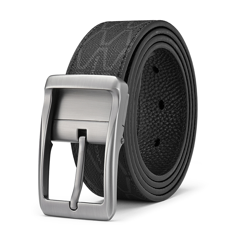 JAGUAR Stylish PVC Belt with Print, Pin Buckle, Gift Box, 3.4cm Wide. JX3221960122