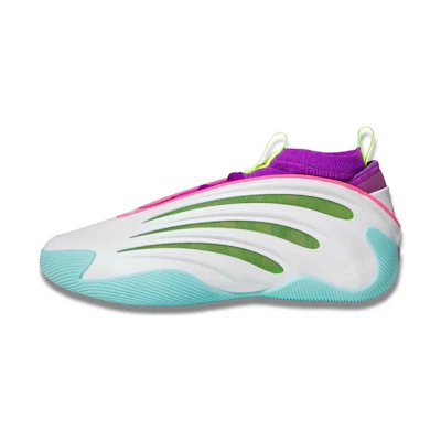 Jalen Williams adidas Harden Vol. 9 'White Lucid Lime Pink'