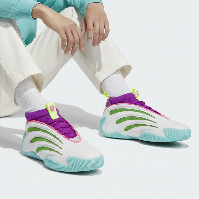 Order Jalen Williams x adidas Harden Vol. 9「白色亮綠粉紅」 JQ4003