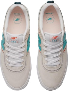 ジェイミー・フォイ×NB Numeric 306 白/ティール NM306ZUB Shop ジェイミー・フォイ×NB Numeric 306 白/ティール NM306ZUB