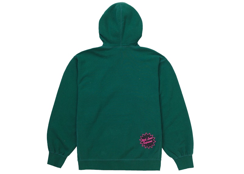 Jamie Reid/Supreme Fuck All Hooded Sweatshirt Dark Green 圖 2