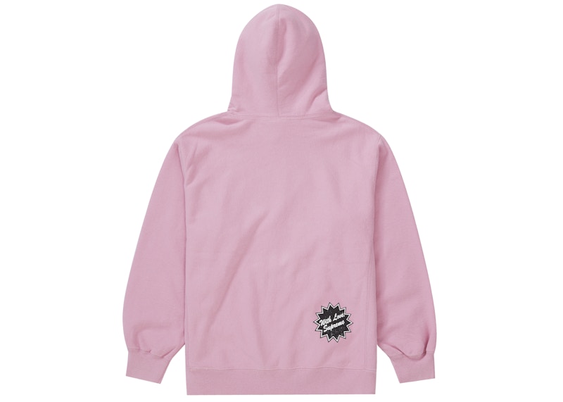 Order Jamie Reid/Supreme Fuck All Hoodie Peluh Berhud Merah Jambu