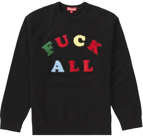 jamie-reid-supreme-fuck-all-sweater-black