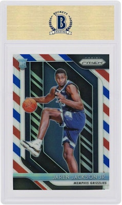 Jaren Jackson Jr. 2018 Panini Prizm Rookie Red/White/Blue #66 Order Jaren Jackson Jr. 2018 Panini Prizm Rookie Red/White/Blue #66