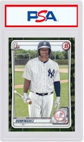 Jasson Dominguez 2020 Bowman Camo #BP8 Jasson Dominguez 2020 Bowman Camo #BP8