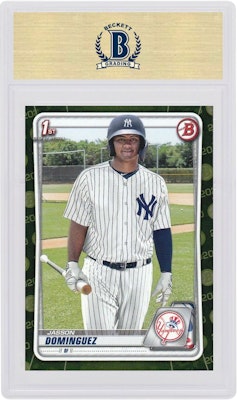 Jasson Dominguez 2020 Bowman Camo #BP8 Order Jasson Dominguez 2020 Bowman Camo #BP8