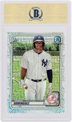 Jasson Dominguez 2020 Bowman Mega Box Prospects Chrome Mojo Refractor #BCP-8 Order Jasson Dominguez 2020 Bowman Mega Box Prospects Chrome Mojo Refractor #BCP-8