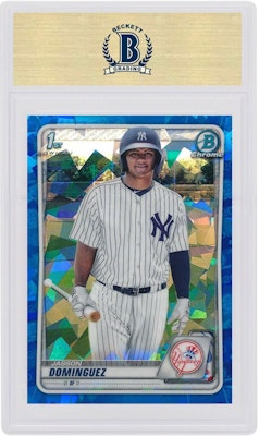 Jasson Dominguez 2020 Bowman Sapphire #BCP8 Order Jasson Dominguez 2020 Bowman Sapphire #BCP8