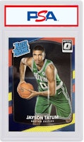 Jayson Tatum 2017 Donruss Optic Rookie Red/Yellow #198 Jayson Tatum 2017 Donruss Optic Rookie Red/Yellow #198