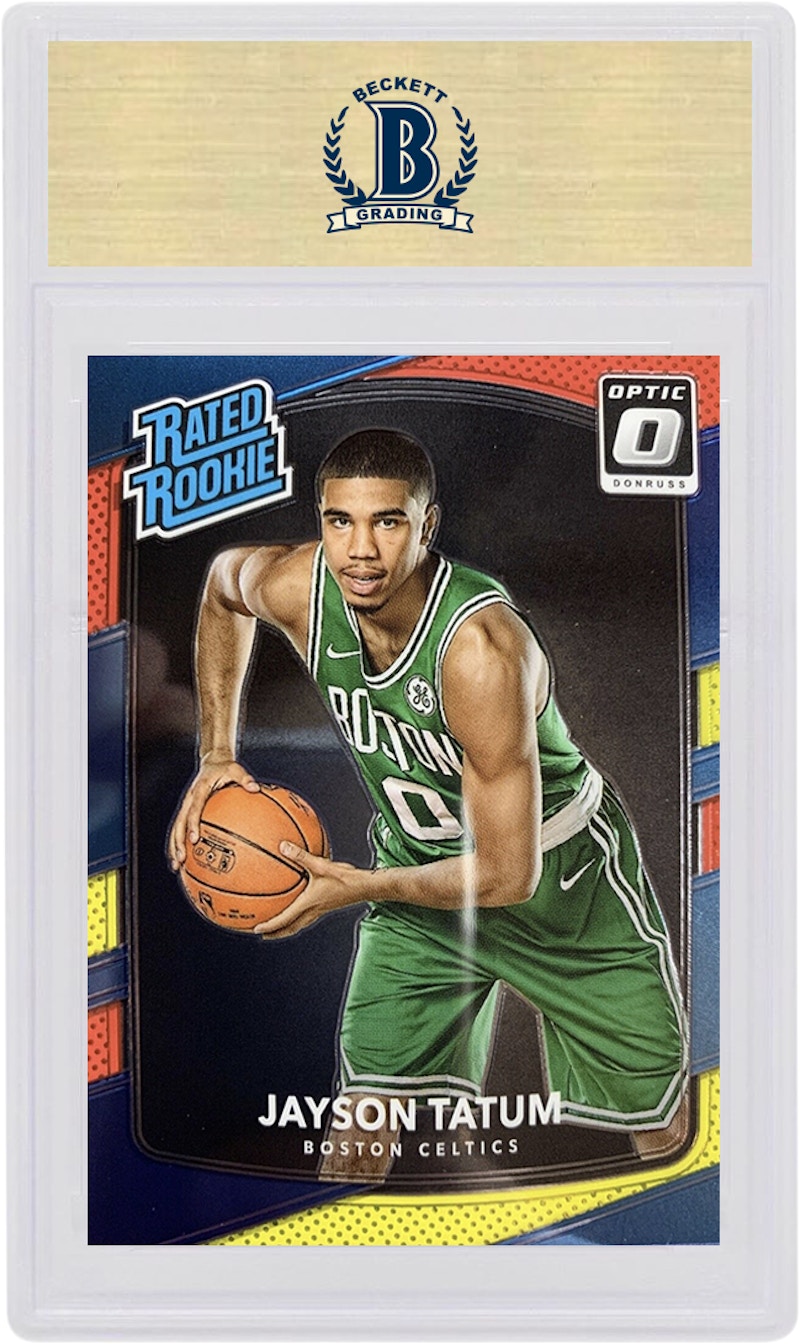 Order Jayson Tatum 2017 Donruss Optic Rookie Rojo/Amarillo #198