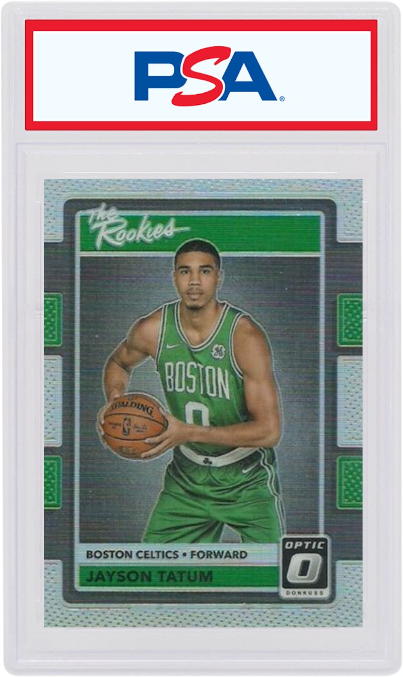 Jayson Tatum 2017 Donruss Optic The Rookies Rookie Holo #3