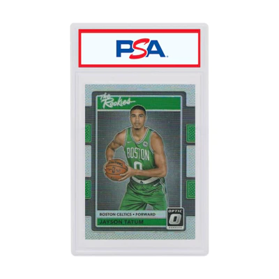 Jayson Tatum 2017 Donruss Optic The Rookies Rookie Holo #3