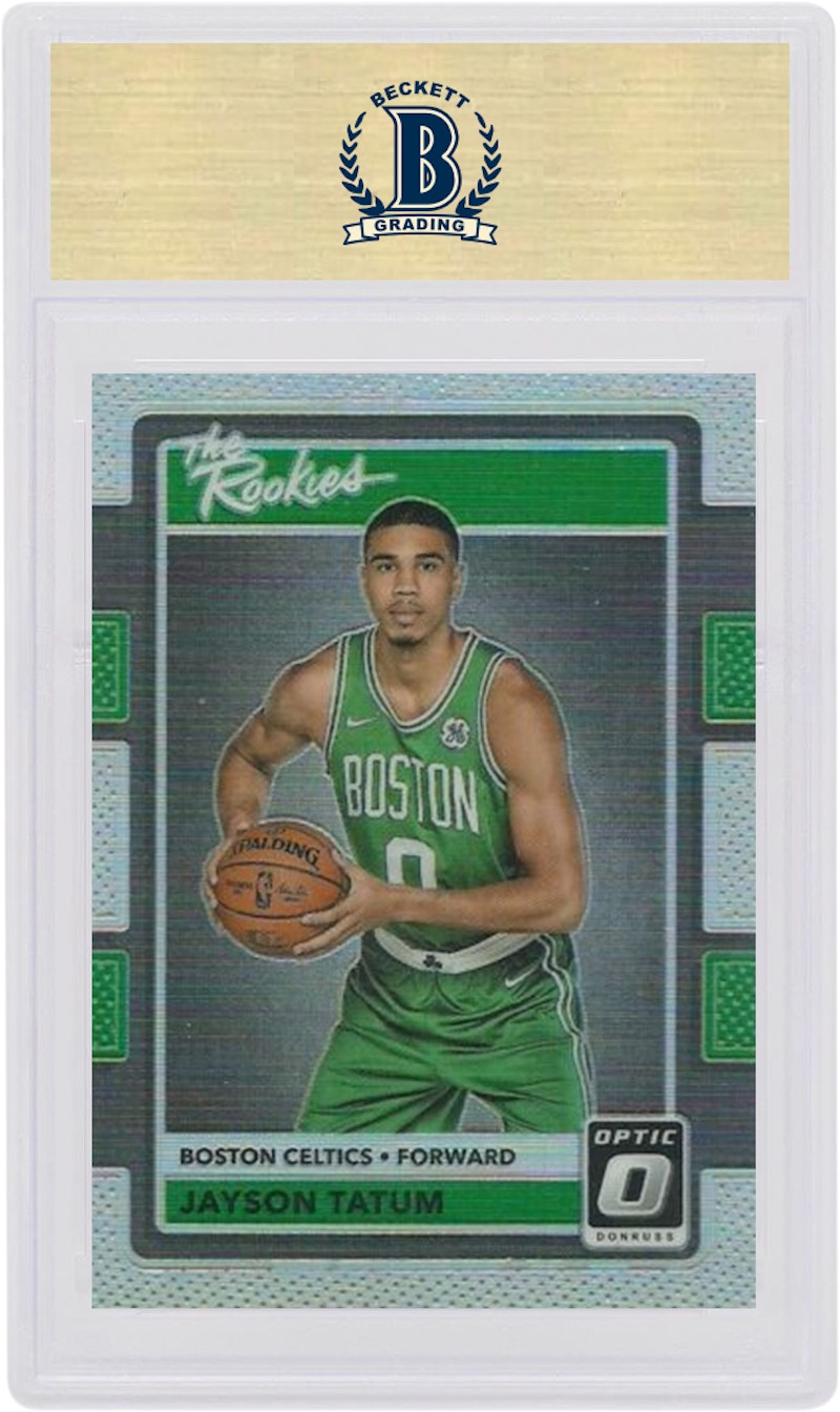 Jayson Tatum 2017 Donruss Optic The Rookies Rookie Holo #3 圖 2