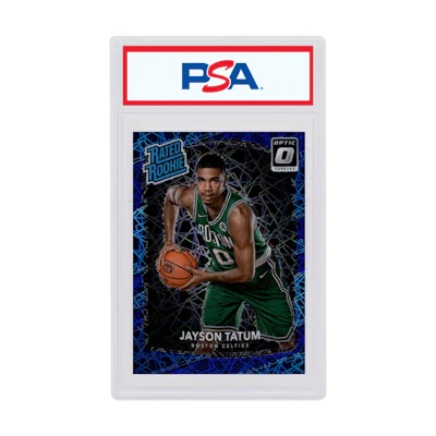 Jayson Tatum 2017 Panini Donruss Optic Rookie Blue Velocity #198