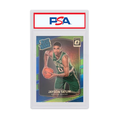 Jayson Tatum 2017 Panini Donruss Optic Rookie Lime Green /175 #198