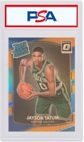 Jayson Tatum 2017 Panini Donruss Optic Rookie Orange /199 #198 Jayson Tatum 2017 Panini Donruss Optic Rookie Orange /199 #198