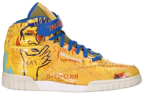 Jean-Michel Basquiat 聯名 Reebok Ex-O-Fit Plus 高筒 '黃色藍色運動版' J99577 Buy Jean-Michel Basquiat 聯名 Reebok Ex-O-Fit Plus 高筒 '黃色藍色運動版' J99577