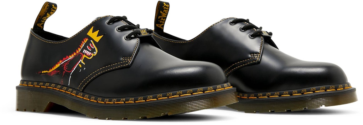 Jean-Michel Basquiat x Dr. Martens 1461 'Pez Dispenser' Kasut 27186001 Cheap Jean-Michel Basquiat x Dr. Martens 1461 'Pez Dispenser' Kasut 27186001