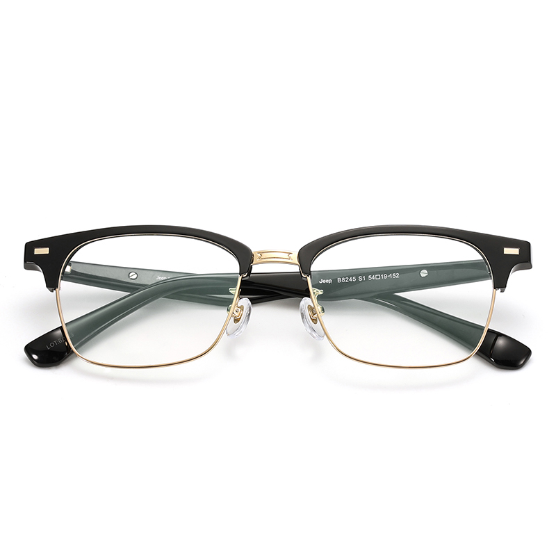 Shop Cermin Mata Jeep 2024 Klasik Square, Bingkai Campuran, Unisex. JEEPB8045