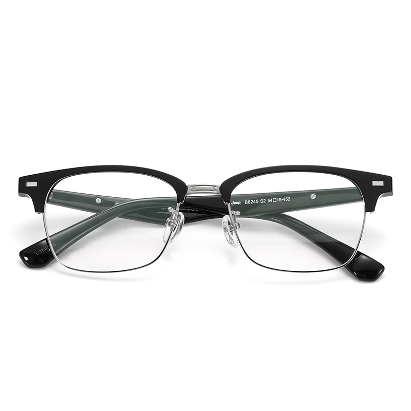 Sizing Cermin Mata Jeep 2024 Klasik Square, Bingkai Campuran, Unisex. JEEPB8045