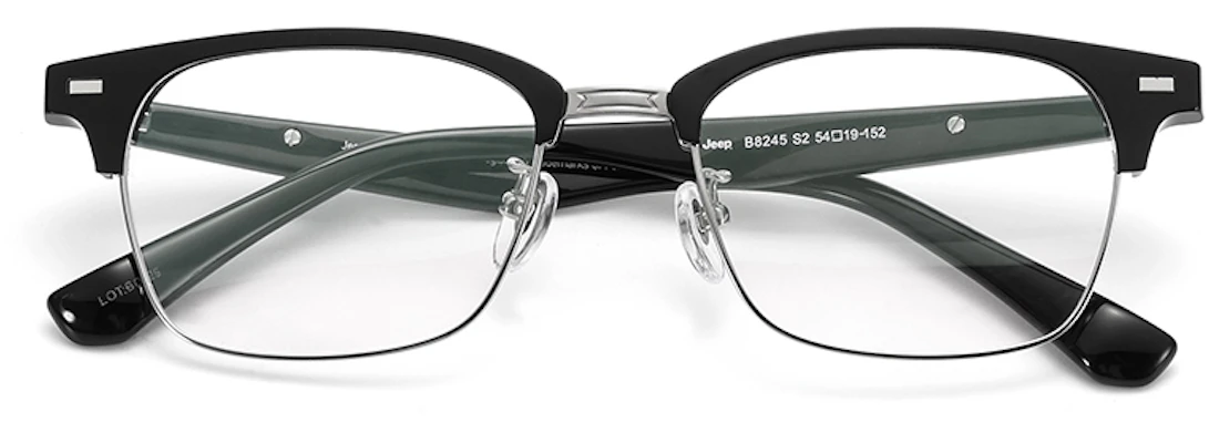 Cermin Mata Jeep 2024 Klasik Square, Bingkai Campuran, Unisex. JEEPB8045 Sizing Cermin Mata Jeep 2024 Klasik Square, Bingkai Campuran, Unisex. JEEPB8045