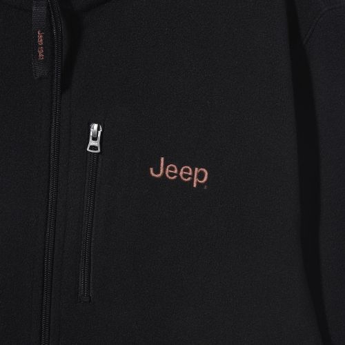 Cheap Jeep 2WAY Retro Mountain 1941 Fleece Jacket Zip-Up JR5TZU191BK