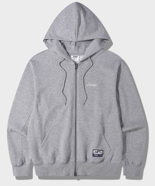 Order Jeep 2WAY Retro Mountain 1941 Oversized Hoodie Zip-Up JQ5TZU061MG