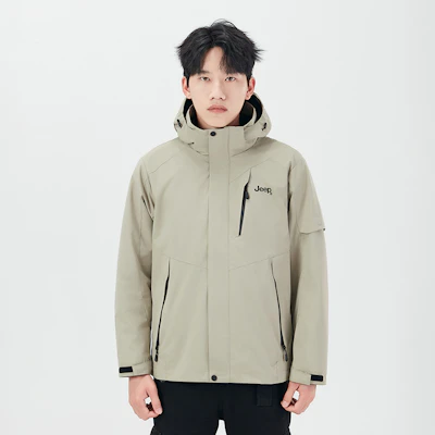 Jeep三合一夹克, 休闲户外可拆内胆, 标志设计 P834MWD620 3