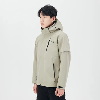 Jeep三合一夹克, 休闲户外可拆内胆, 标志设计 P834MWD620 5