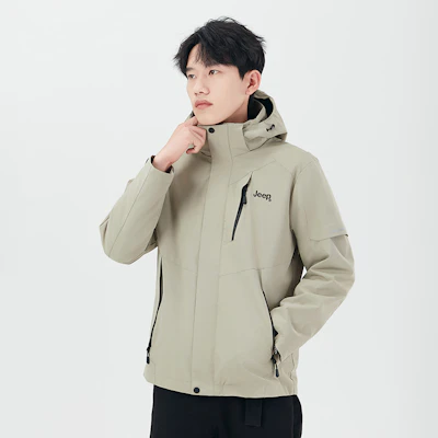 Jeep三合一夹克, 休闲户外可拆内胆, 标志设计 P834MWD620 6