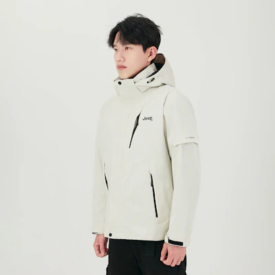 Jeep三合一夹克, 休闲户外可拆内胆, 标志设计 P834MWD620 11