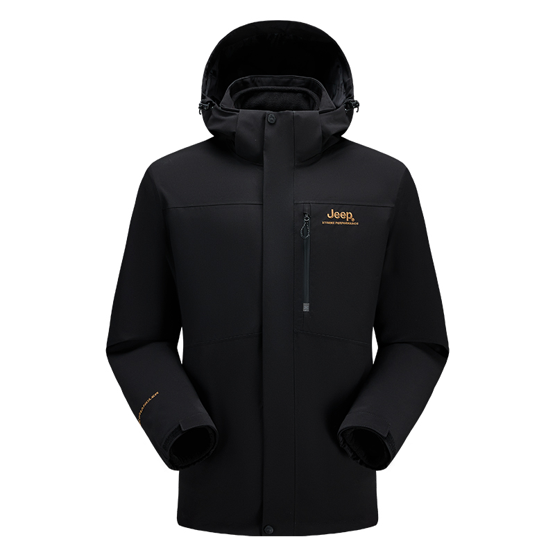 Jeep 3-in-1 Waterproof Windproof Detachable Hooded Jacket Unisex J432094084