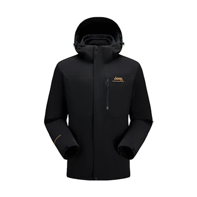 Jeep 3-in-1 Waterproof Windproof Detachable Hooded Jacket Unisex J432094084