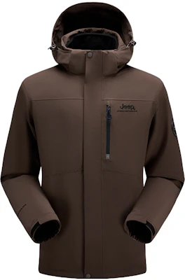 Jeep三合一防水防风可拆卸连帽夹克男女通用款 J432094084 Shop Jeep三合一防水防风可拆卸连帽夹克男女通用款 J432094084