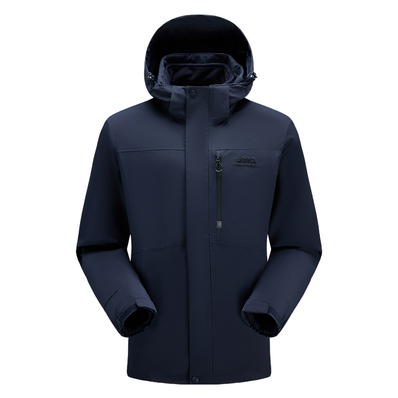 Cheap Jeep三合一防水防风可拆卸连帽夹克男女通用款 J432094084